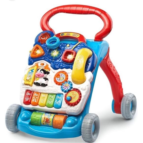 New Sit-to-Stand Learning Walker - Blue New